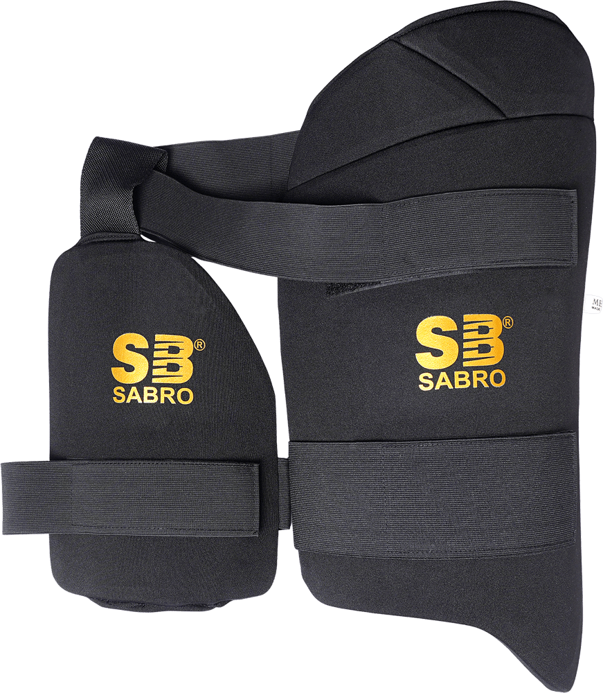 sb cricket thigh pads black