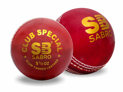 sabro sports cricket ball club special red